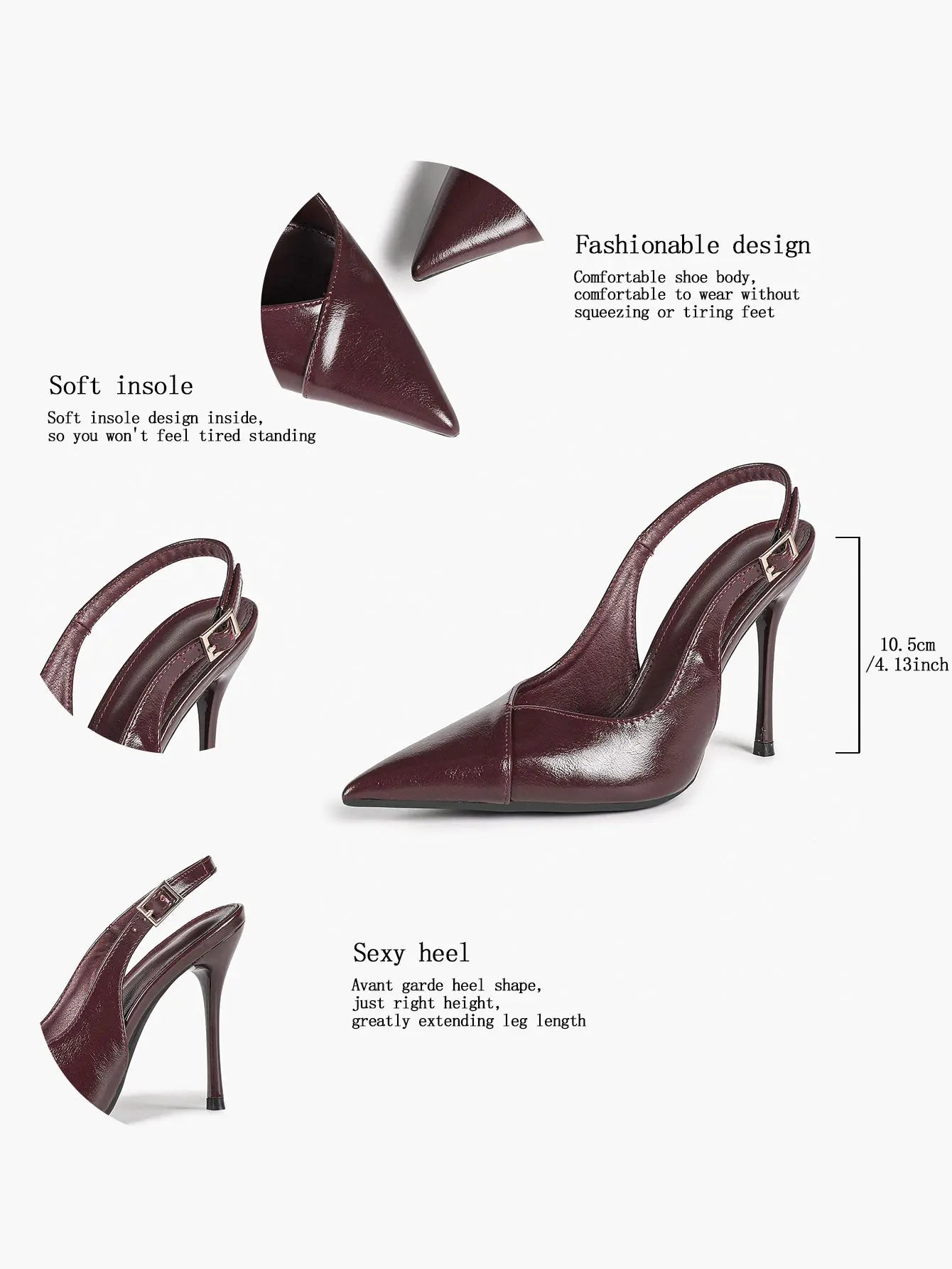 Vintage Luxe Reimagined: Deep Green Pointed Slingbacks with Croc Texture & All-Day Soft Insole YISHIFAN