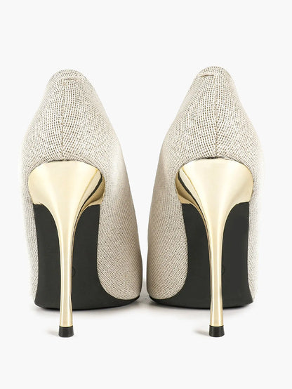 Women's Closed Pointed Toe Classic Stiletto Heels for Wedding Party Evening Dress Shoes YISHIFAN