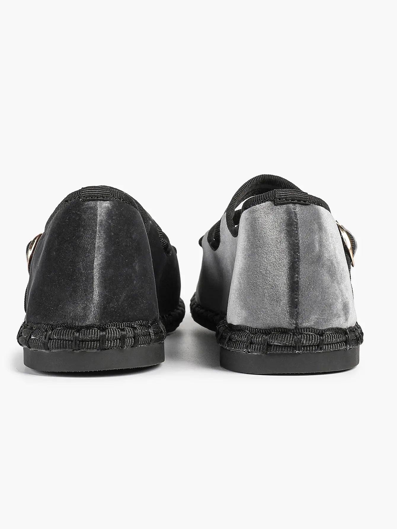 Women's Pink Suede Ballet Flats with Double Gold Buckle Cloud Comfort Insole for Casual Chic Everyday Shoes YISHIFAN