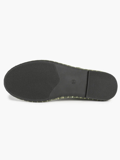 Women's Blue Mary Jane Flats with Floral Buckle Arch Support Insole for Casual Chic Everyday Shoes YISHIFAN