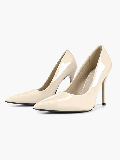 Women's Closed Pointed Toe Classic Stiletto Heels for Wedding Party Evening Dress Shoes YISHIFAN