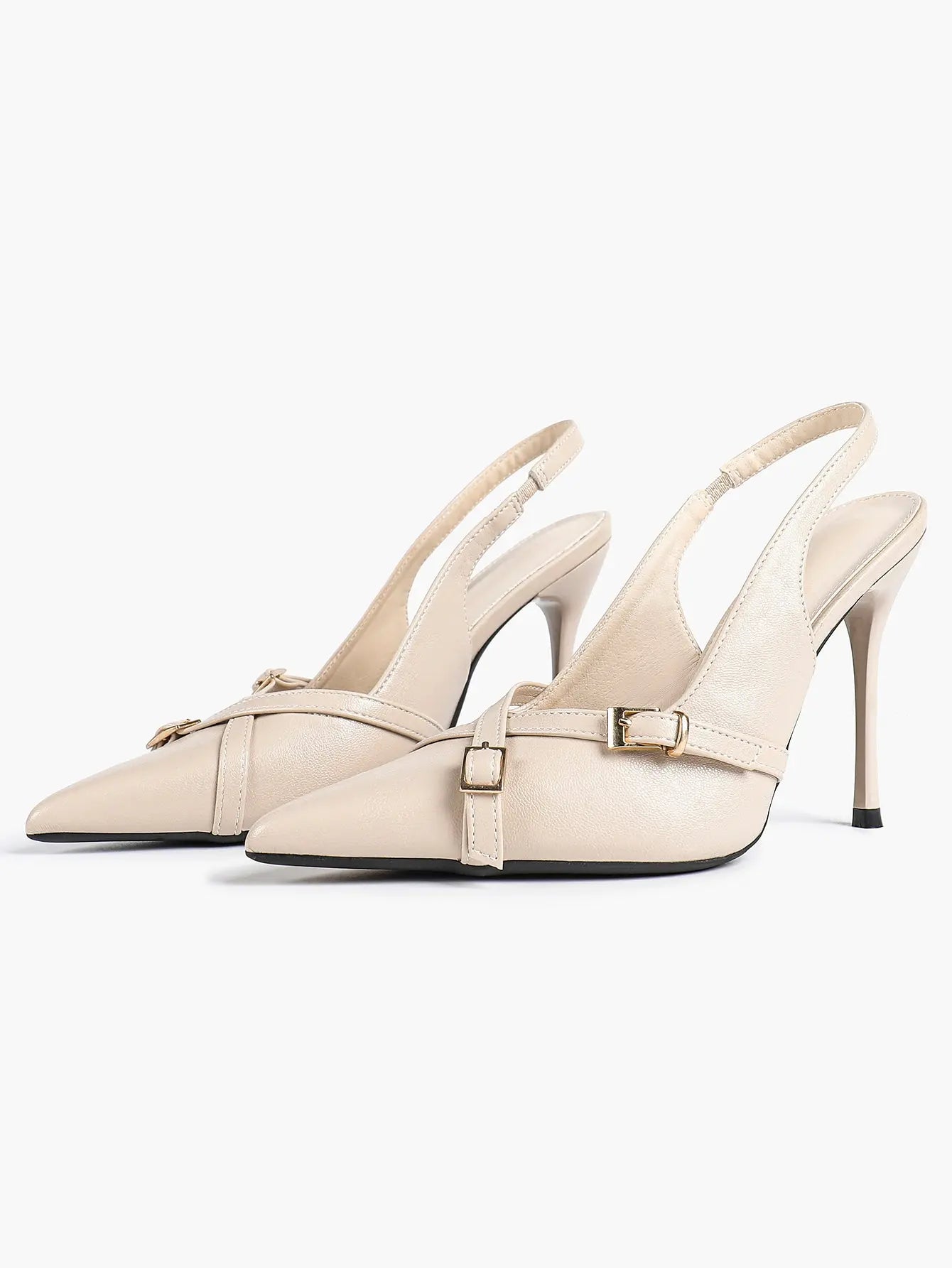 Women's Wine Red Patent Leather High-Heel Pointed Toe Ankle Strap Stiletto Heels Wedding Party Dress Shoes YISHIFAN