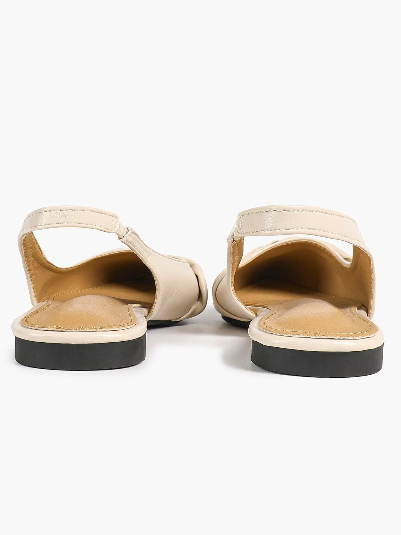 Women Slingback Flats Pointed Toe Flat Shoes Strap Buckle Satin Flats Dressy Party Work Shoes YISHIFAN