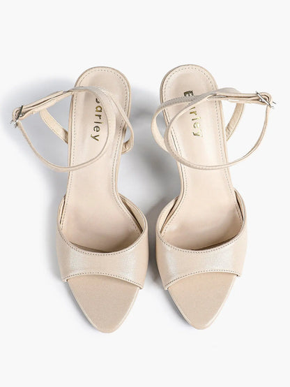 Women Leather High-Heel Sandals Peep-Toe Stiletto Heels Wedding Party Evening Dress Shoes YISHIFAN