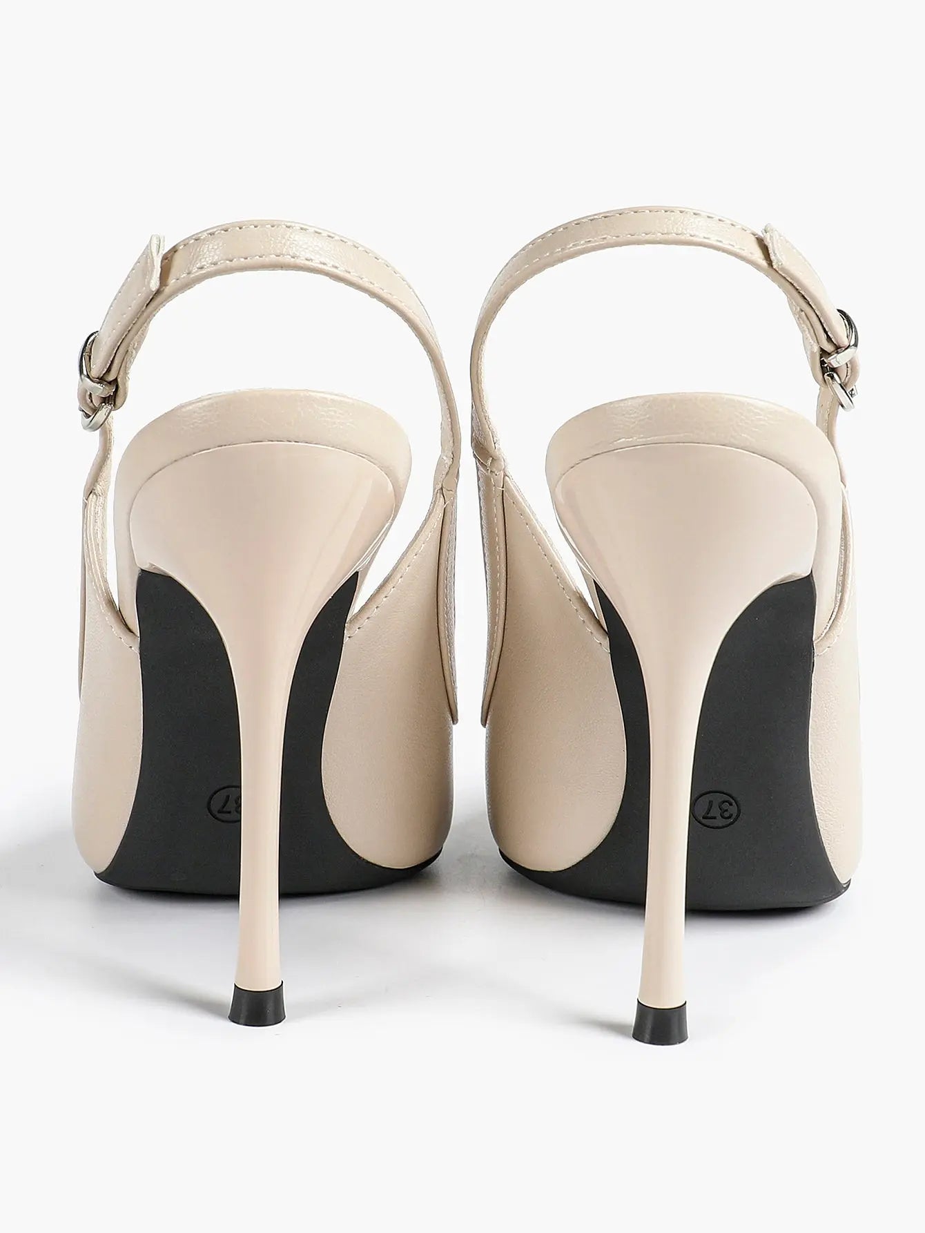 Women's High-Heel Sandals Closed Pointed Toe Slingback Stiletto Heels for Wedding Party YISHIFAN