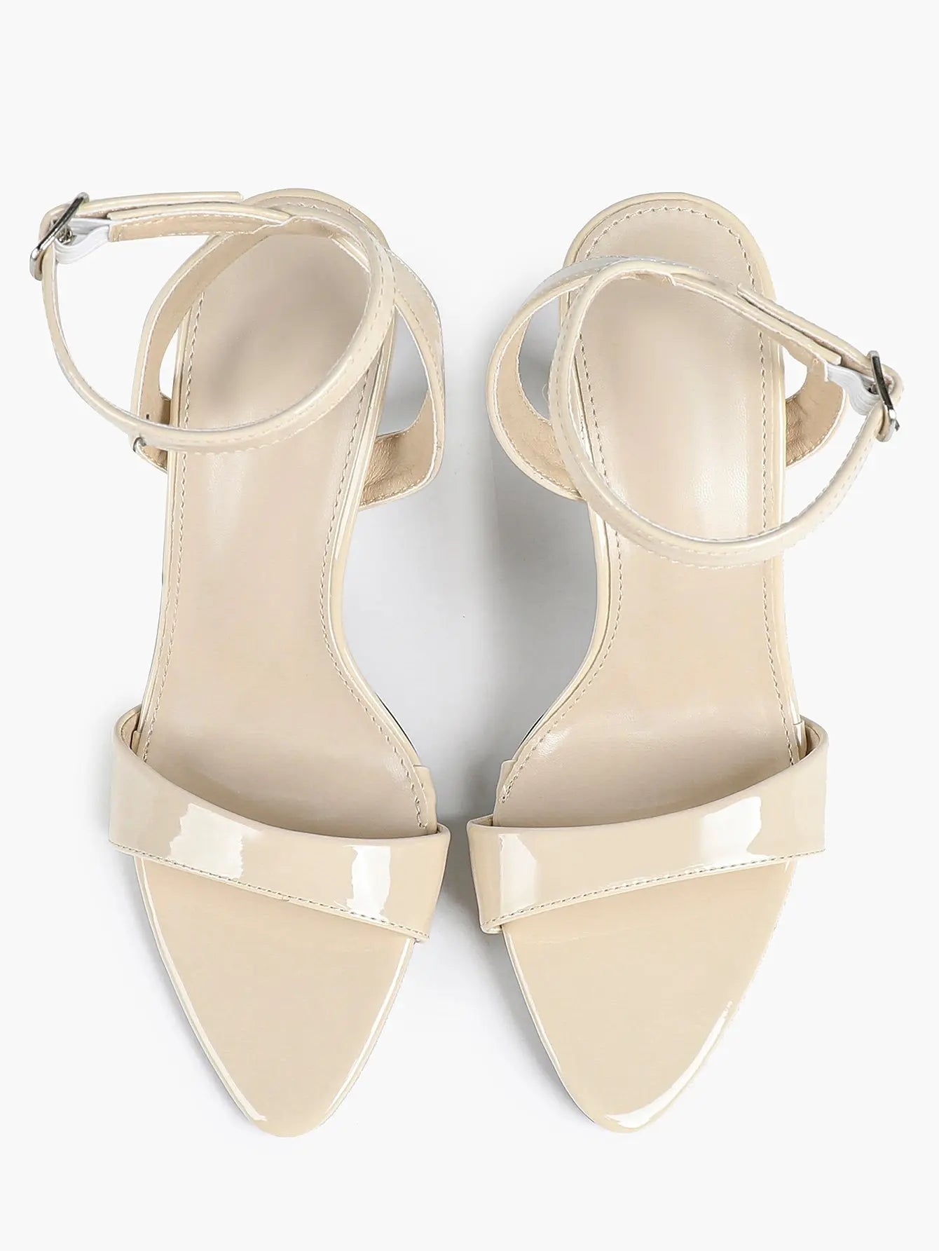 Women's Light Golden Kitten Open Toe Cross Strap High-Heel Sandals Wedding Party Dress Shoes YISHIFAN