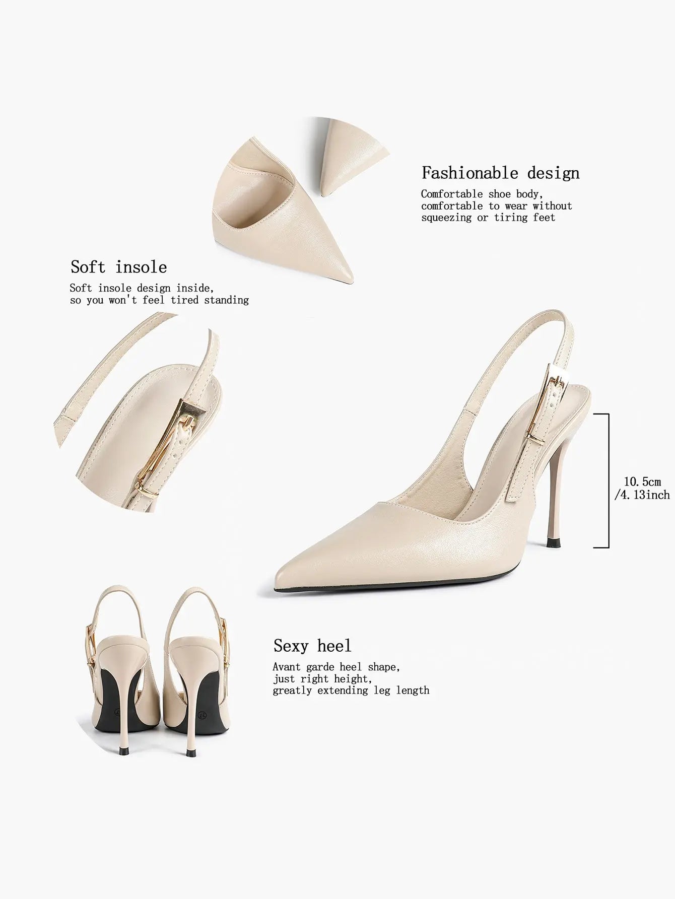 Women's Green Stone High-Heel Sandals Pointed Toe Slingback Stiletto Heels Wedding Party Evening Dress Shoes YISHIFAN