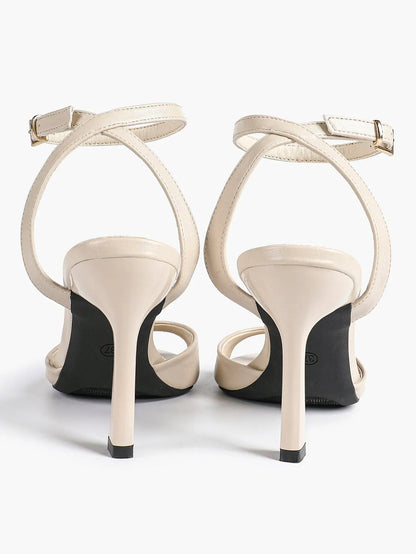 Women's High-Heel Sandals Peep-Toe Fish Mouth Stiletto Heels Wedding Party Dress Shoes YISHIFAN