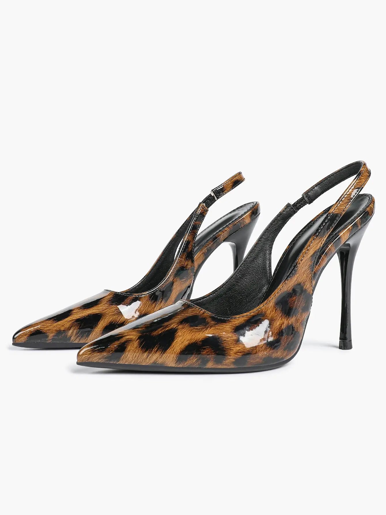 Women's Slingback Pumps Closed Pointed Toe Stiletto Heels Wedding Party Dress Shoes YISHIFAN