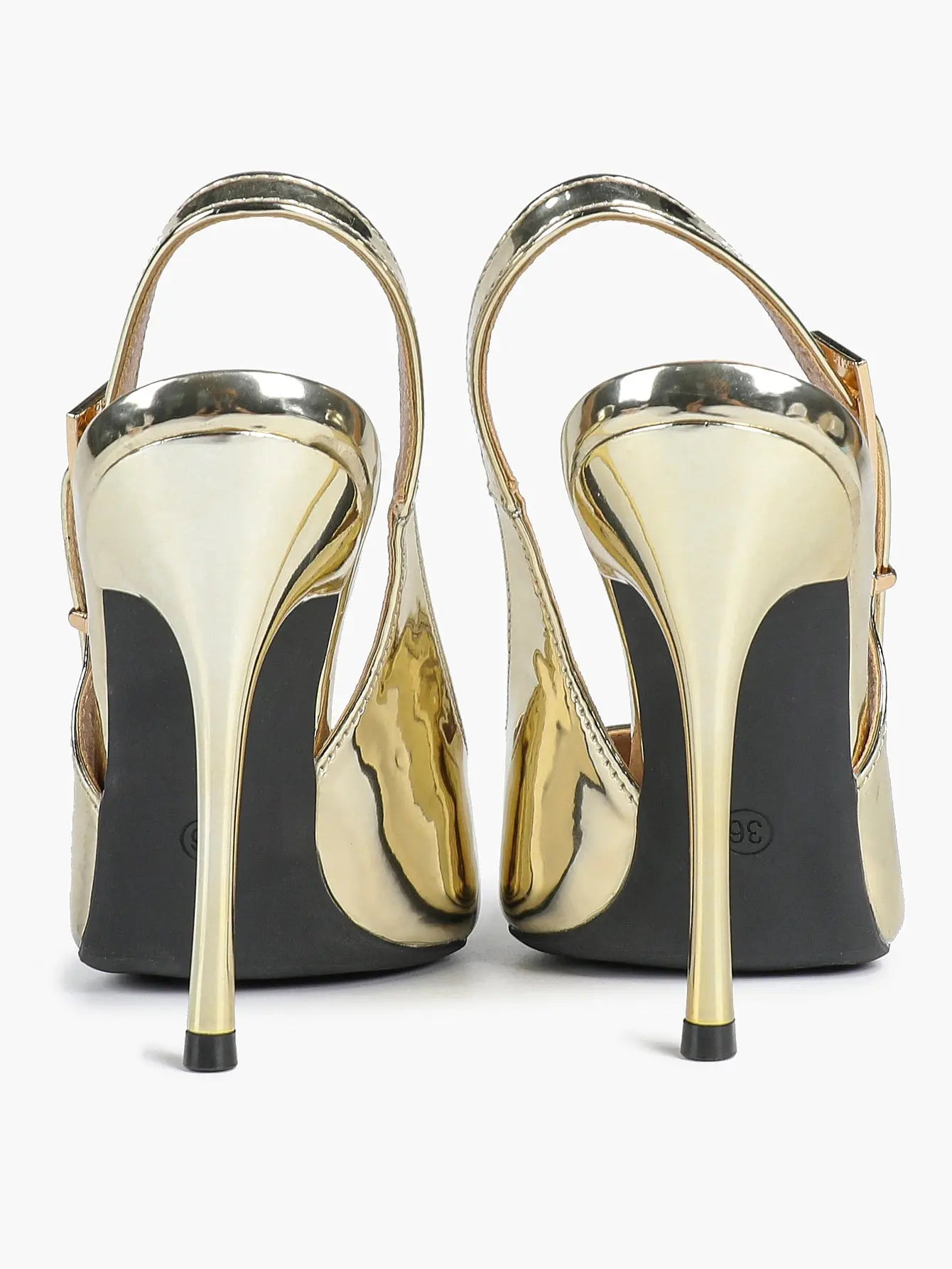Women Pointed Toe Closed Toe Stiletto Sandals Slingback High Heel for Important Scene YISHIFAN