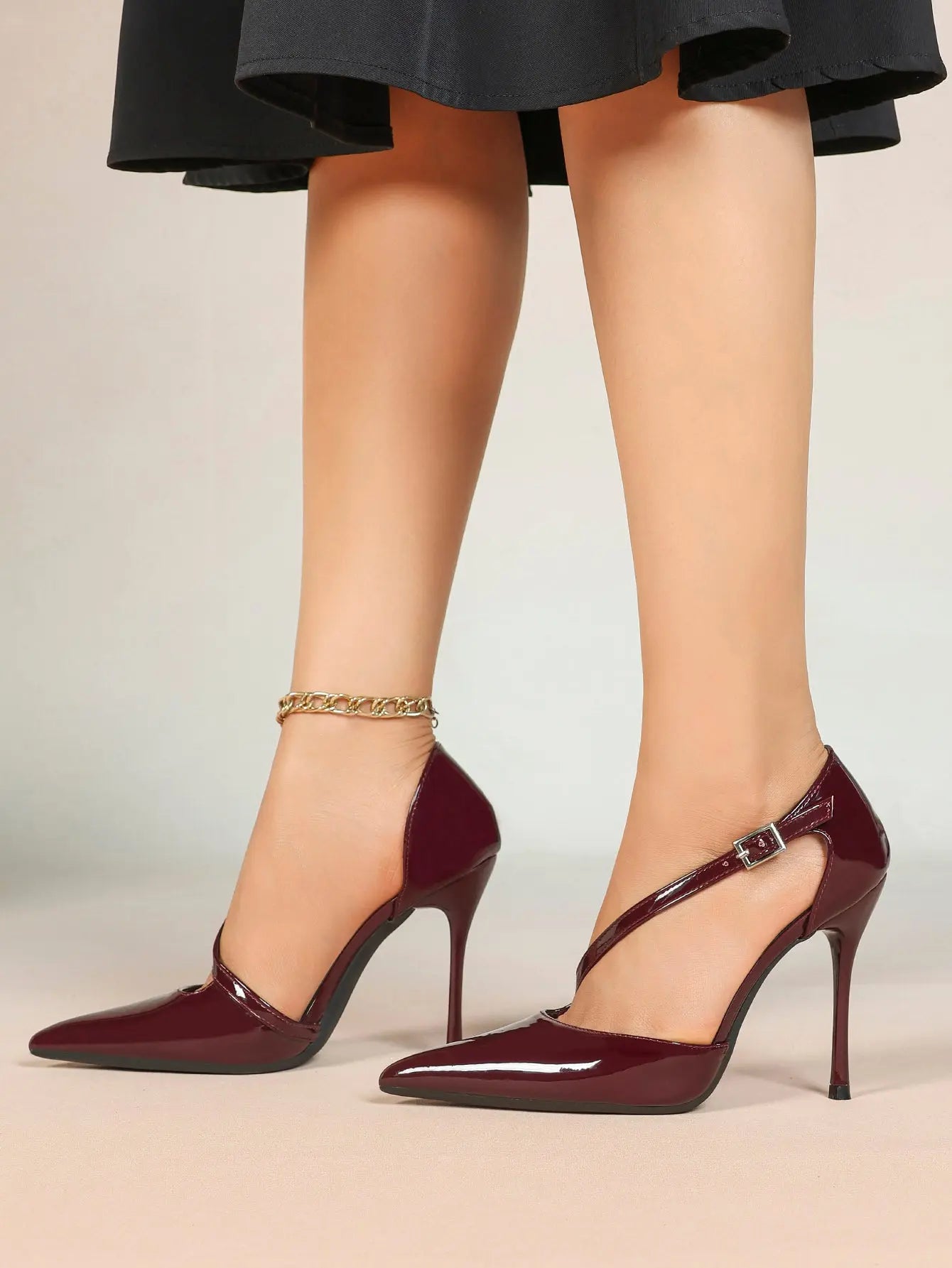 Women‘s Cross-Strap Slingback Stiletto Heels Dress for Wedding Party all day Comfortable YISHIFAN