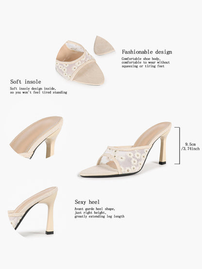 Jewelry for Your Feet: The Sparkling Mesh Mule That Elevates Everything