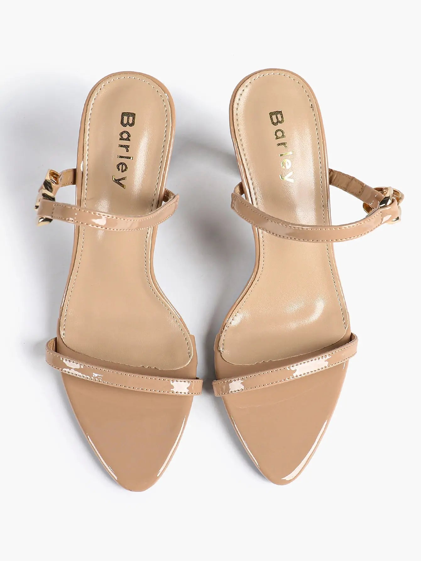 Women's Black High-Heel Sandals Opened Pointed Toe Ankle Strap Stiletto Heels Wedding Party Office Dress Shoes YISHIFAN