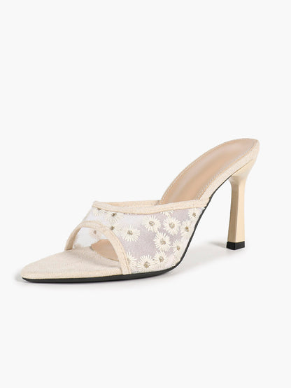 Jewelry for Your Feet: The Sparkling Mesh Mule That Elevates Everything