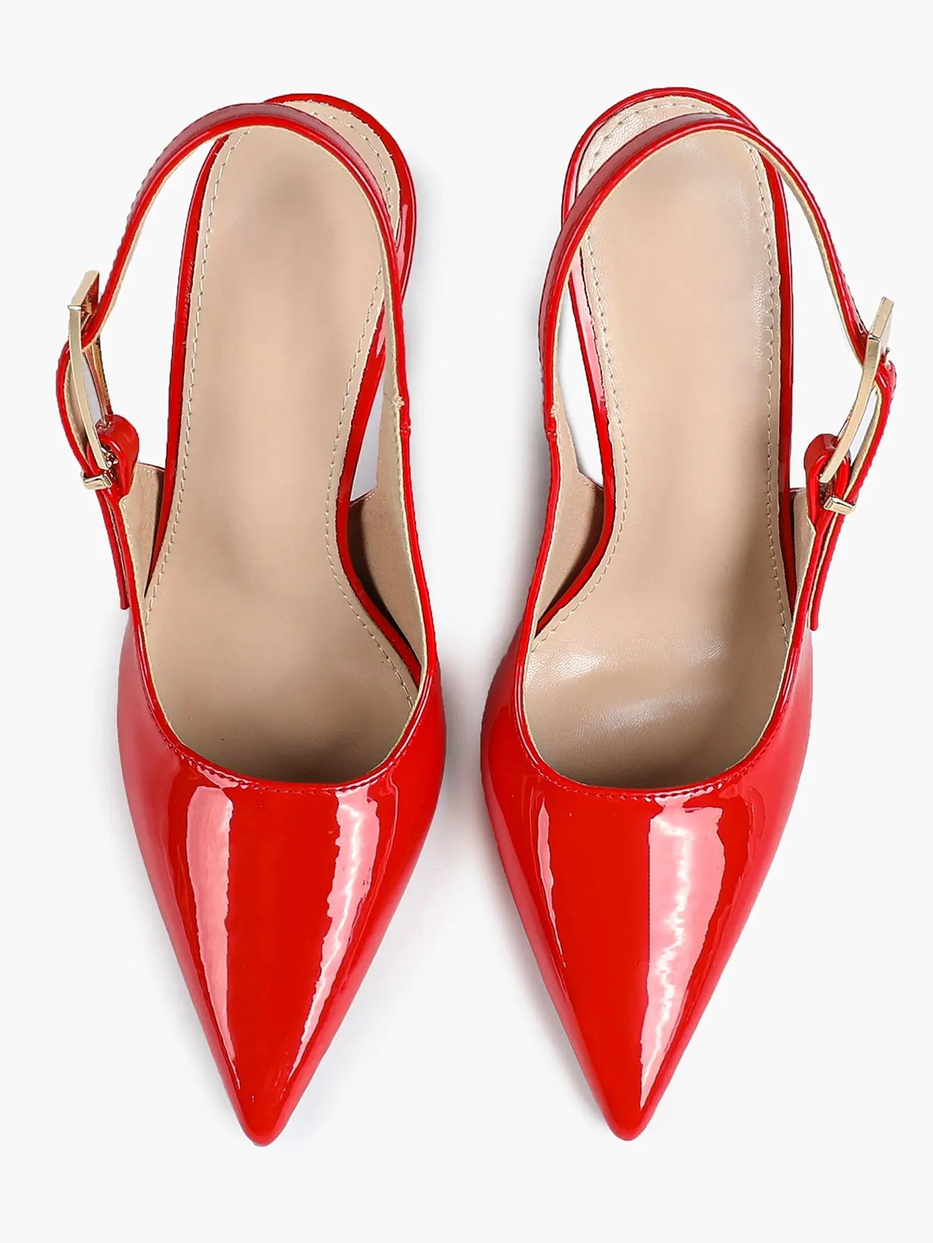 Women Pointed Toe Closed Toe Stiletto Sandals Slingback High Heel for Important Scene YISHIFAN