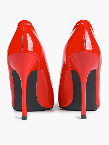Women's Closed Pointed Toe Classic Stiletto Heels for Wedding Party Evening Dress Shoes YISHIFAN