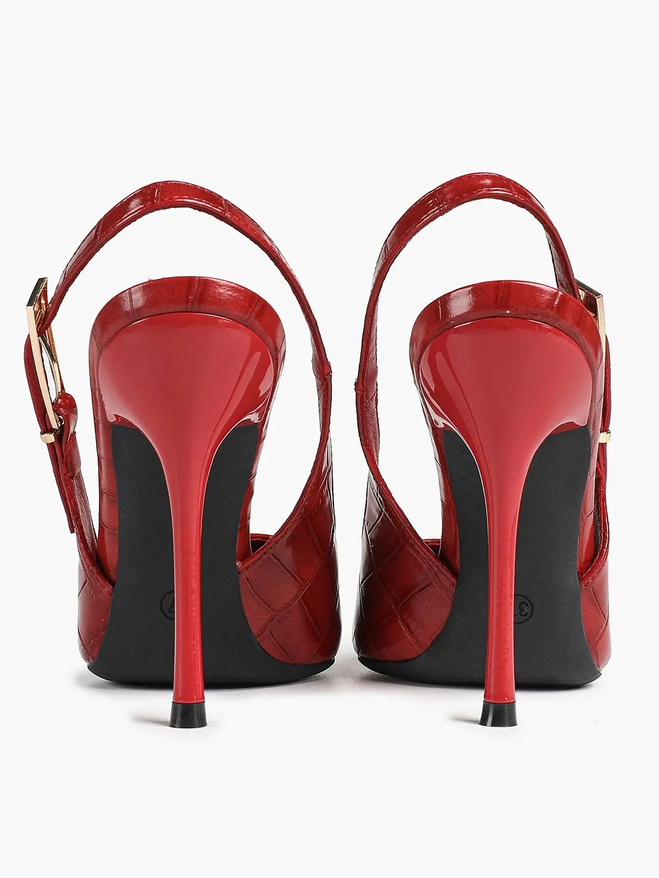 Women's Green Stone High-Heel Sandals Pointed Toe Slingback Stiletto Heels Wedding Party Evening Dress Shoes YISHIFAN