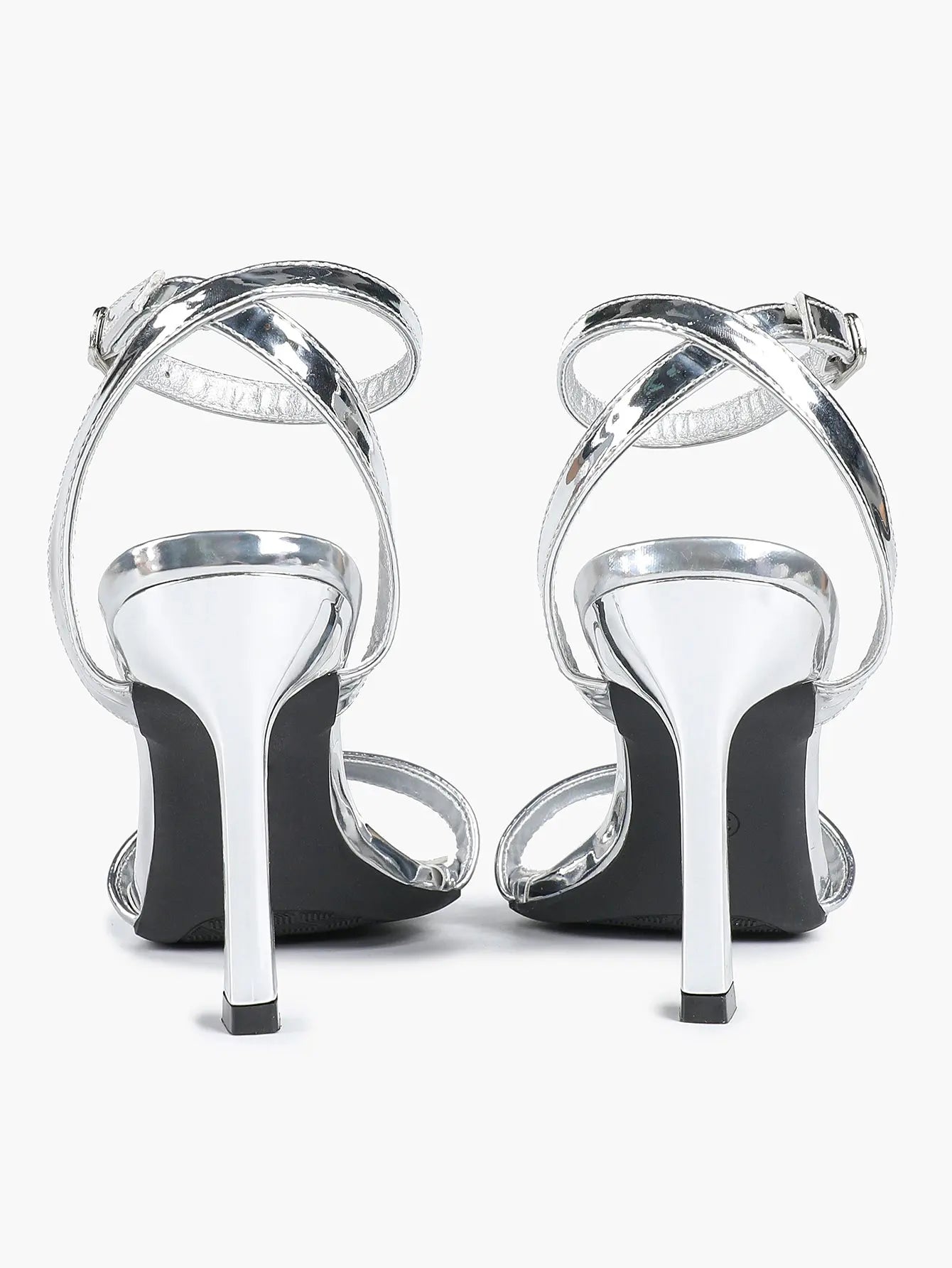 Women's Light Golden Kitten Open Toe Cross Strap High-Heel Sandals Wedding Party Dress Shoes YISHIFAN