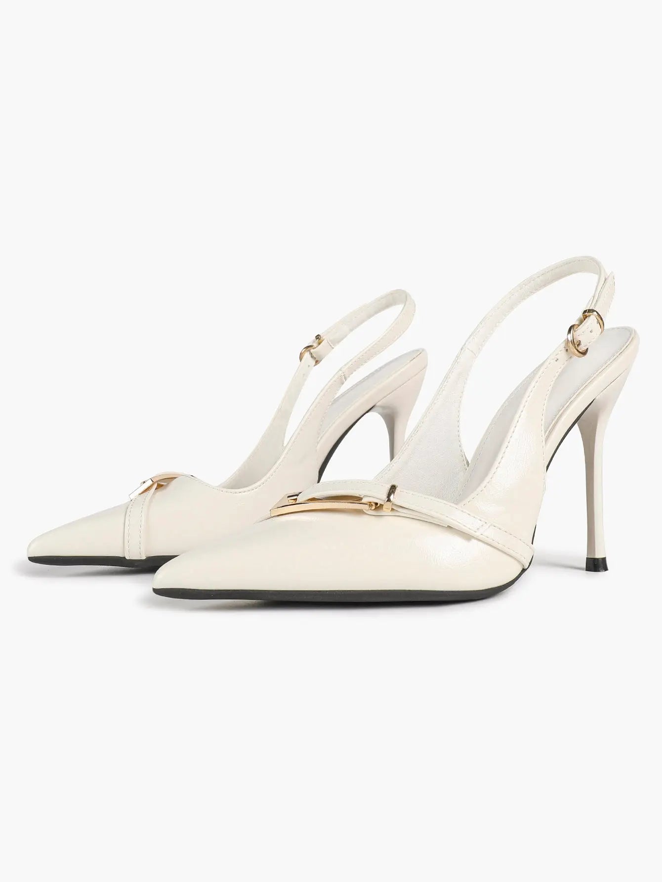 Chocolate-Brown Sculptural Stilettos: Gold-Chain Accents & Cloud-Like Soft Insole for Leg-Lengthening Glamour YISHIFAN