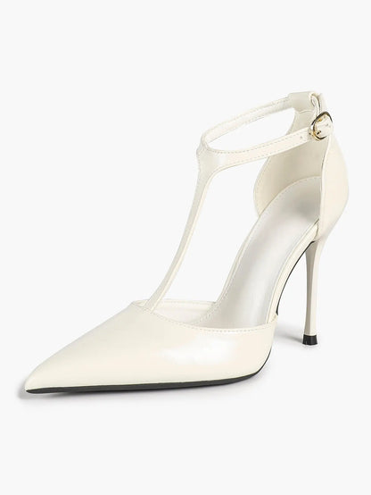 Women Pointed Toe Stiletto Heels Ankle Strap Heeled Sandals Wedding Party Sexy Dress Shoes YISHIFAN