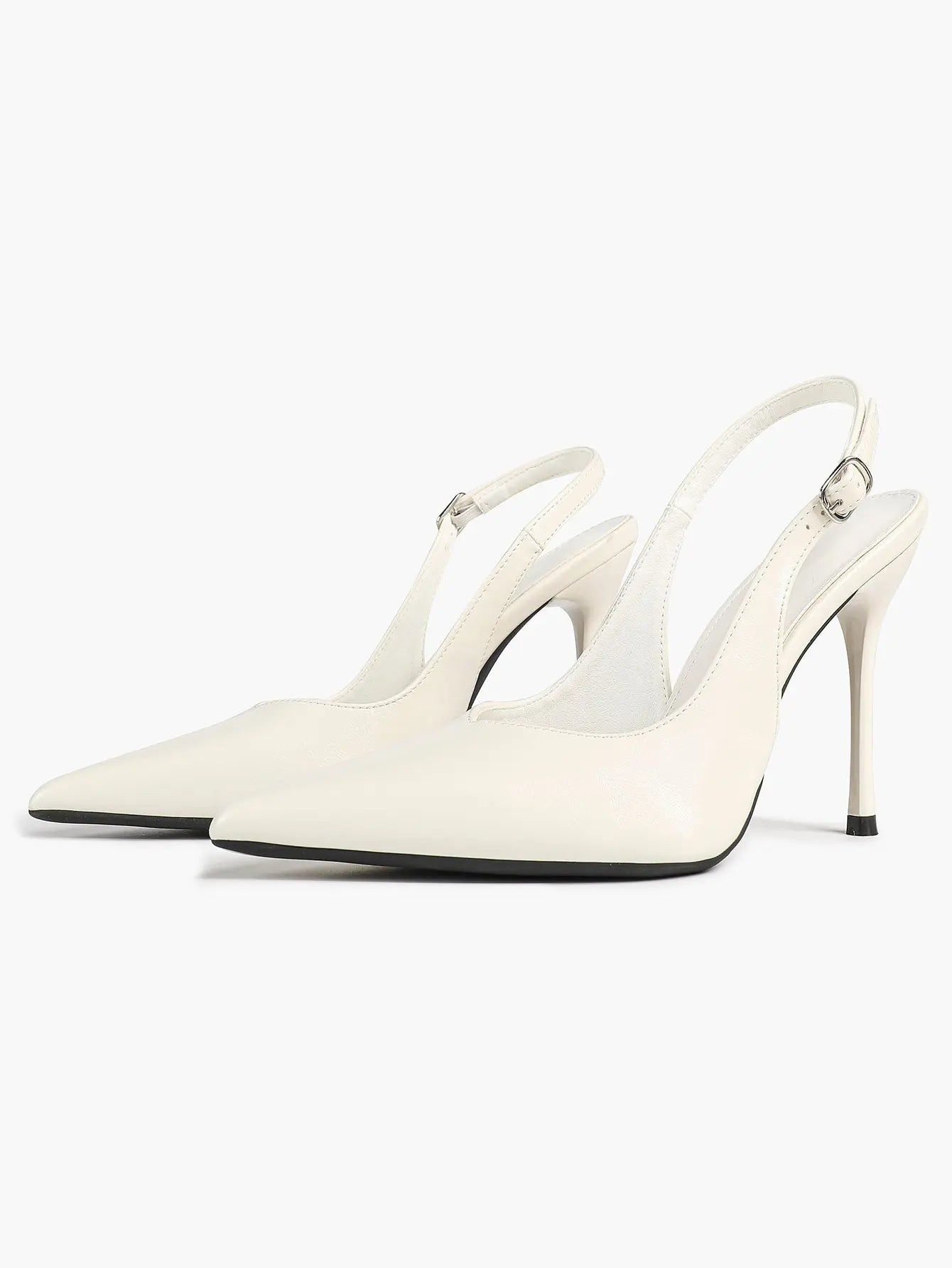 Women Closed Toe Slingback Heels Strappy Pointed Toe Stiletto Heels for Women Wedding Party Office Dress Shoes YISHIFAN