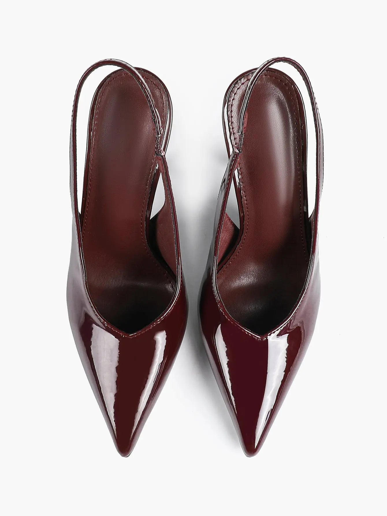 Women's Slingback Pumps Closed Pointed Toe Stiletto Heels Wedding Party Dress Shoes YISHIFAN