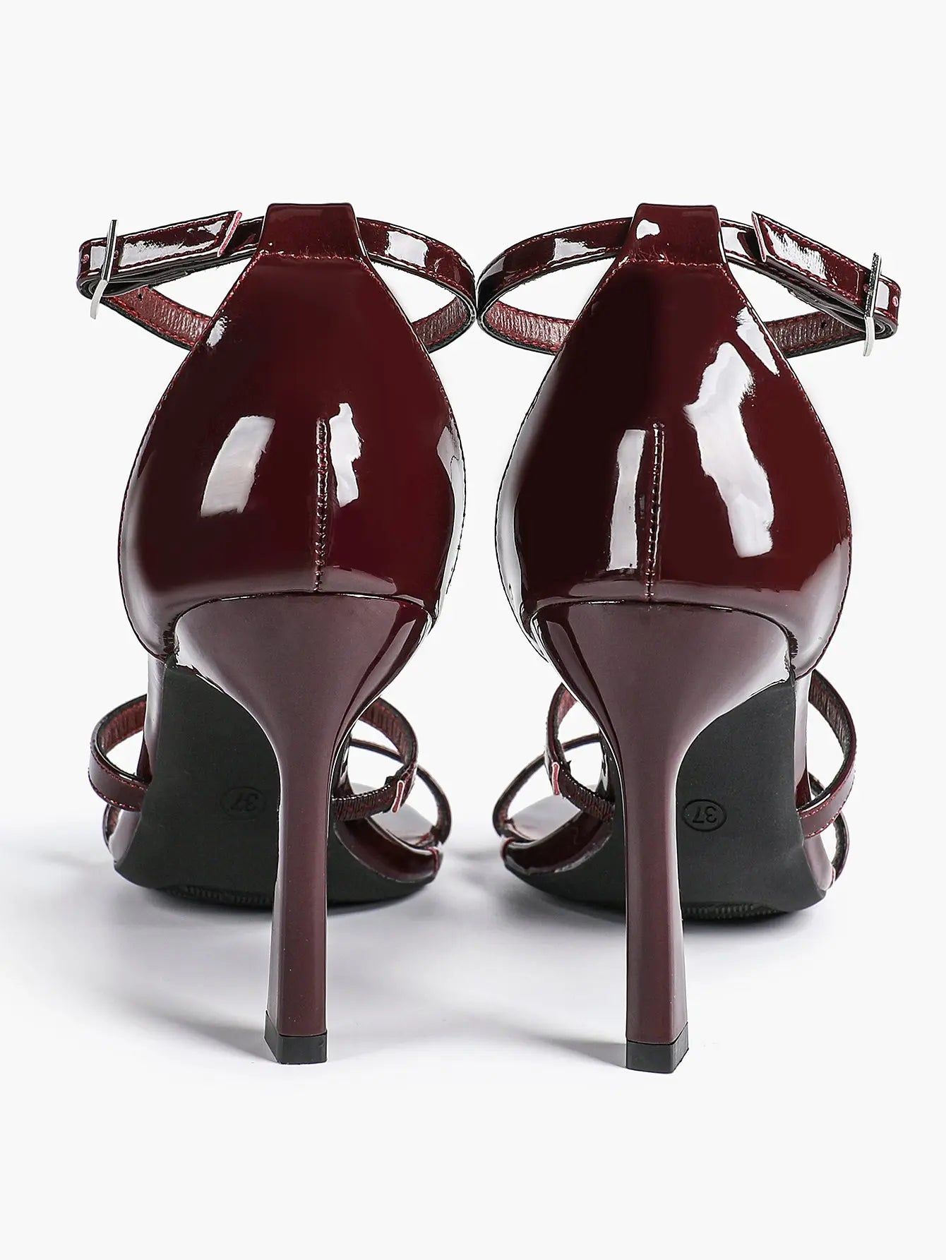 Women's High Stilettos Heels Open Toe Pointed Sandals Ankle Strap Pumps Dress Shoes Party Work Heeled Sandals YISHIFAN