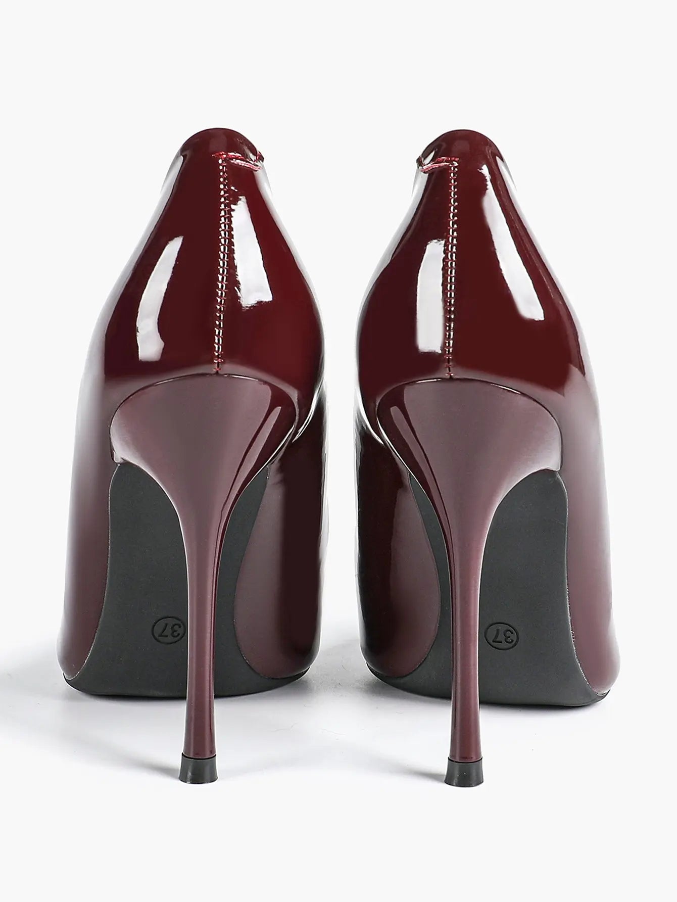 Women's Stiletto Heels Closed Sharp Pointed Toe Classic Wedding Party Dress Pump Shoes YISHIFAN