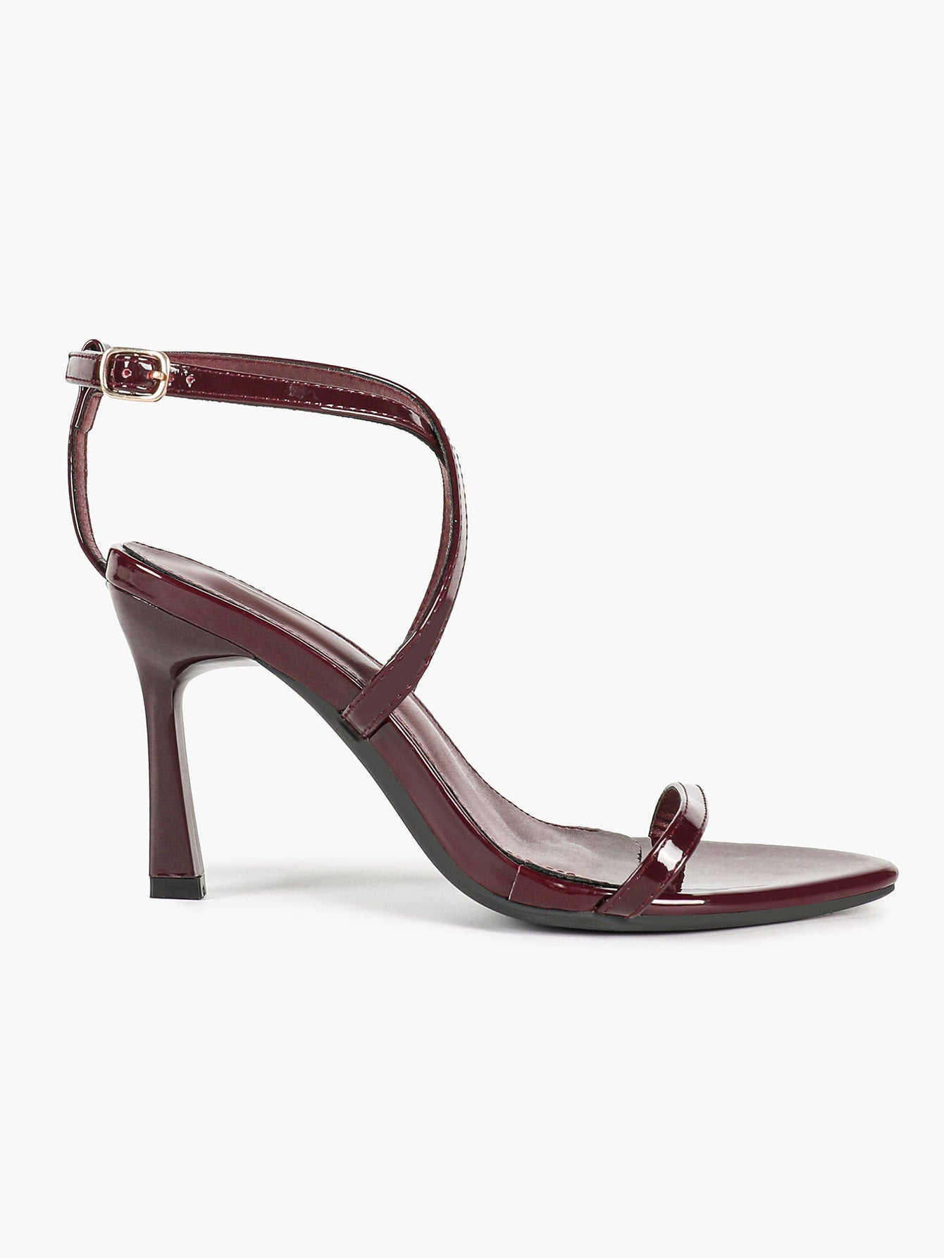 Silver Mirror Patent Crisscross Wraparound Strap Sandals Pointed Open Toe Stiletto Heels Sexy Club Party Shoes