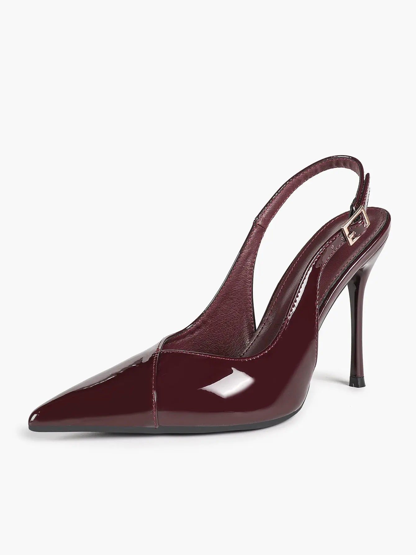 Vintage Luxe Reimagined: Deep Green Pointed Slingbacks with Croc Texture & All-Day Soft Insole YISHIFAN